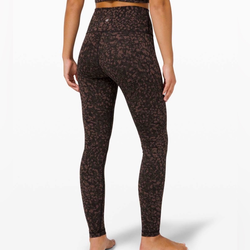 Lululemon Athletica Black Patterned Leggings